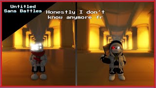 UT Untitled Sans Battles  Aftertale  Cross Sans Rework [upl. by Aihseyk]