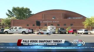 Police investigate Palo Verde HS shooting threat [upl. by Bail682]