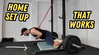 Train Nordic Hamstring Curls at Home Like This [upl. by Nailil]