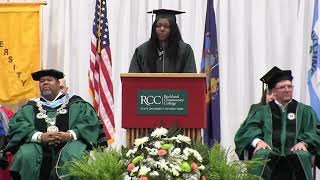 RCC 2019 Commencement Student Speaker Sabrina Istrope [upl. by Marybelle]