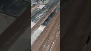 How to cut architrave in hdf door use of electric circular machine shortvideo [upl. by Weider]