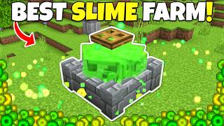 Broken The BEST SLIME FARM in Minecraft 2000 SlimeMinute Minecraft Bedrock Edition Tutorial [upl. by Harim]