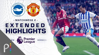 Brighton v Manchester United  PREMIER LEAGUE HIGHLIGHTS  8242024  NBC Sports [upl. by Kazimir]