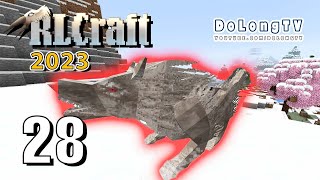 Minecraft RLCraft 2023 E28  SILVER WOLF MOUNT  BẠCH LANG TỌA KỴ [upl. by Atsed]