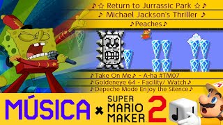 TEMAZOS MUSICALES 🎵 con Dificultad PODEROSA 🎶  Super Mario Maker 2  ZetaSSJ [upl. by Ritz]