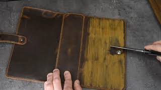 How To Distress Leather [upl. by Gebelein]