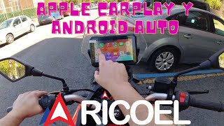 🏍️🏍️ RICOEL C7 🏍️🏍️ CARPLAY amp ANDROID AUTO 7quot PARA MOTO [upl. by Anneg]