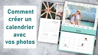 Сomment сréer un calendrier avec vos photos et vos fêtes [upl. by Aletsirc770]