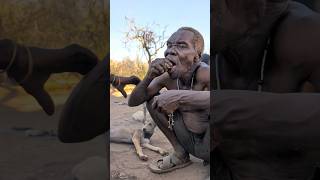 This is So delicious and nutritious food cooked by bushmen middle of forest 😋‼️😲hadzabetribe food [upl. by Xanthus]