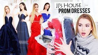 TRYING JJsHOUSE PROM DRESSES [upl. by Camille]