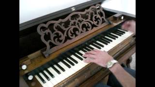 Early Burdett Harmonium Reed Organ WOW [upl. by Notnilc]