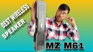 MZ M61⚡Wireless speakerHome TV Soundbar MZM61 unboxing review 🔥 Best sound quality [upl. by Ragen34]