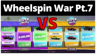 Forza Horizon 5 SUPER WHEELSPIN WAR Ft Horizon FH5 Wheelspin Opening Battle [upl. by Zurek]