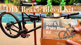 Brake Bleed Kit for Sram amp Avid  Includes DOT 51 Fluid Metal Adapters [upl. by Windzer]