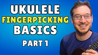 Ukulele FINGERSTYLE Tutorial  Fingerpicking for Beginners Part 1 [upl. by Elpmet589]