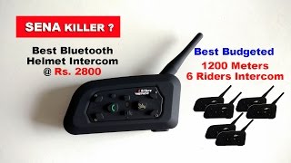 SENA Killer  Vnetphone V6  6 Riders Helmet Intercom System  40 [upl. by Cicenia810]