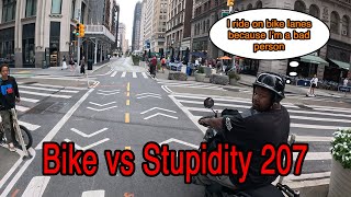 Bike vs Stupidity 207 [upl. by Notnek]