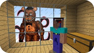 NOOB VS CREEPYPASTA CASA SECRETA DE FNAF MINECRAFT TROLL  ROLEPLAY [upl. by Aliehs]