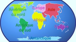 Apprendre les continents [upl. by Elleiram79]