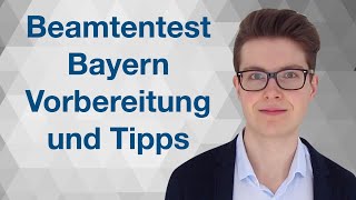 TIPPS für den BEAMTENTEST  LPA BAYERN  wwwbeamtentestvorbereitungde [upl. by Ambrogio]