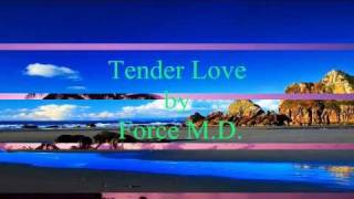 Force MD  Tender Love w lyrics [upl. by Brunhilda]