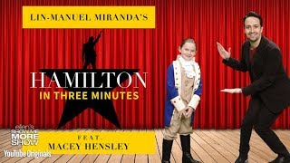 LinManuel Miranda Performs Hamilton in Under 3 Minutes [upl. by Eelanaj280]