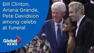 Aretha Franklin funeral Ariana Grande Pete Davidson arrival [upl. by Hagai]