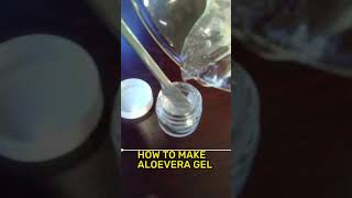 HOW TO MAKE ALOE VERA GEL TRANSPARENT SKIN MOISTURIZER [upl. by Annaig]