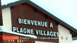 Visite des Chalets et Lodges des Aplages à La Plagne Village Soleil [upl. by Mushro]