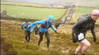 The 30th Wadsworth Trog Fell Race Hebden Bridge Feb 2022 Wet and Windy Resilient Runners [upl. by Colpin]