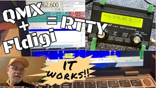 QMXFldigi RTTY how to configure it right and get those DX contacts [upl. by Eelyrag583]