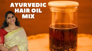 Ayurvedic hair oil mix recipe in Hindi  Jatamansi Oil  Alkanet Root  Valampiri  Rosemary [upl. by Illib254]