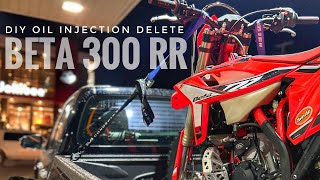 BETA 300RR  OIL INJECTION DELETE FOR PEACE OF MIND [upl. by Nevur]