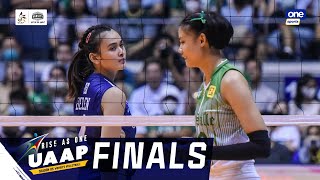 Canino Belen exchange staredowns  UAAP Season 85 Womens Volleyball [upl. by Ciredec]