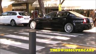 Maserati Quattroporte Sport GTS start up amp sound in Jesolo Italy [upl. by Rellim395]