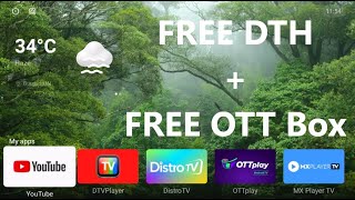 How to Set Indias Lowest Price FREE DTH  FREE OTT Box [upl. by Yves144]