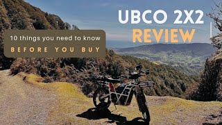 10 things you NEED to know about the UBCO 2X2 Electric Motorbike [upl. by Licastro]