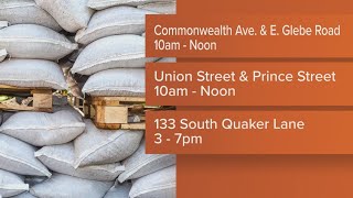 Free sandbags being offered ahead of Tropical Storm Debby remnants reaching the DMV [upl. by Flanigan103]