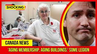 SHOCKING Aging membership aging buildings Some legion Latest Canada News At CTV News [upl. by Ellenahc]