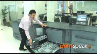 Quick Demo Konica Minolta bizhub PRO C65hc [upl. by Phionna]