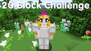 Minecraft PS4  20 Block Challenge  Adventuring Time 27 [upl. by Dennis]