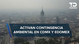 Reportan MUY MALA calidad del aire en CdMx y Edomex activan contingencia regional [upl. by Sirtimed]