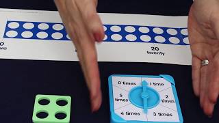 Year 4P5 Multiplication using Numicon spinners [upl. by Cassil856]