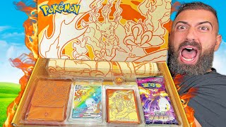 Revealing Pokemons Insane Charizard Collector Box [upl. by Bourke]