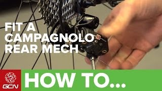 How To Install A Campagnolo Rear Derailleur [upl. by Ena]