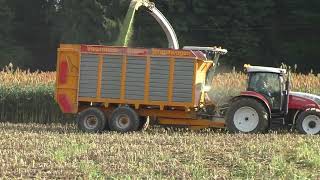 XXL HIRSE häckseln Claas Jaguar 970 mit Orbis 600 kommt an sein Limit Claas Maschinen im Einsatz Hir [upl. by Yliak29]