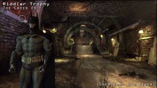 Batman Arkham Asylum  The Caves Riddlers Challenges [upl. by Turner]