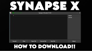 NEW UPDATE HOW TO DOWNLOAD SYNAPSE NEW VERSION ROBLOX FREE EXECUTOR Not Patch [upl. by Epuladaug842]