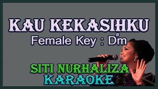 Kau Kekasihku Karaoke Siti Nurhaliza Nada Rendah Wanita Cewek Low Female Key Dm [upl. by Nosnor86]