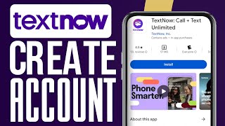 How To Create TextNow Account In 2024  Full Guide [upl. by Forras]